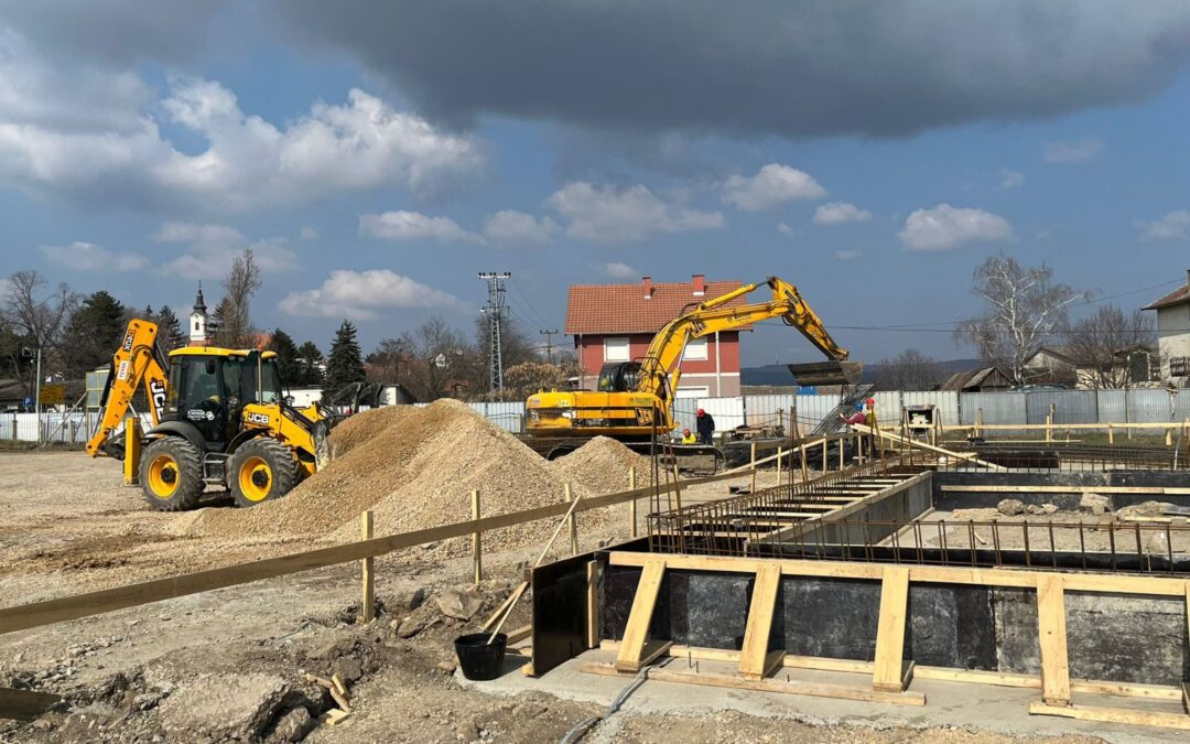 У току је изградња темеља нове спортске дворане у Иригу